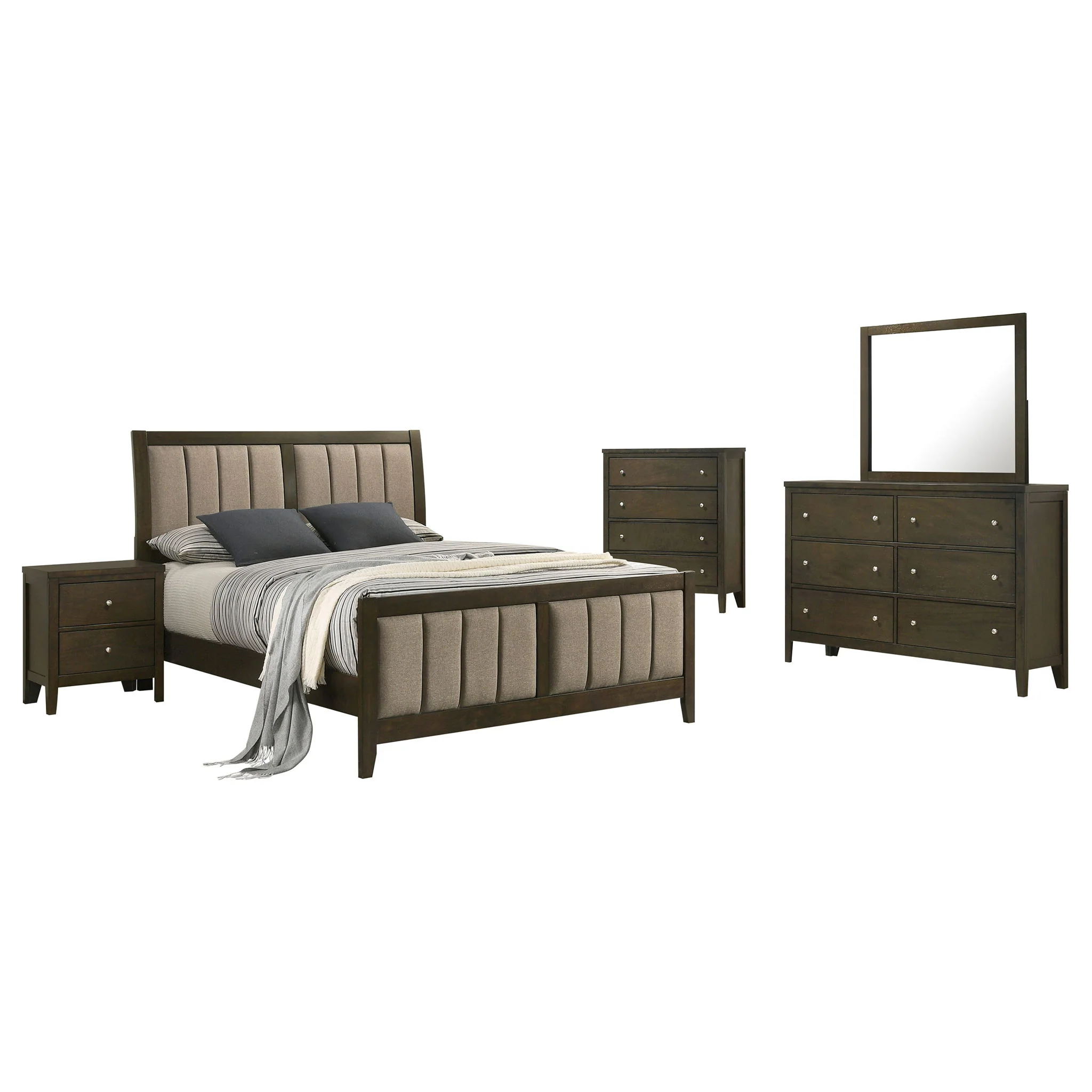 Wilkes 5-piece Queen Bedroom Set Dark Cocoa - Image 3