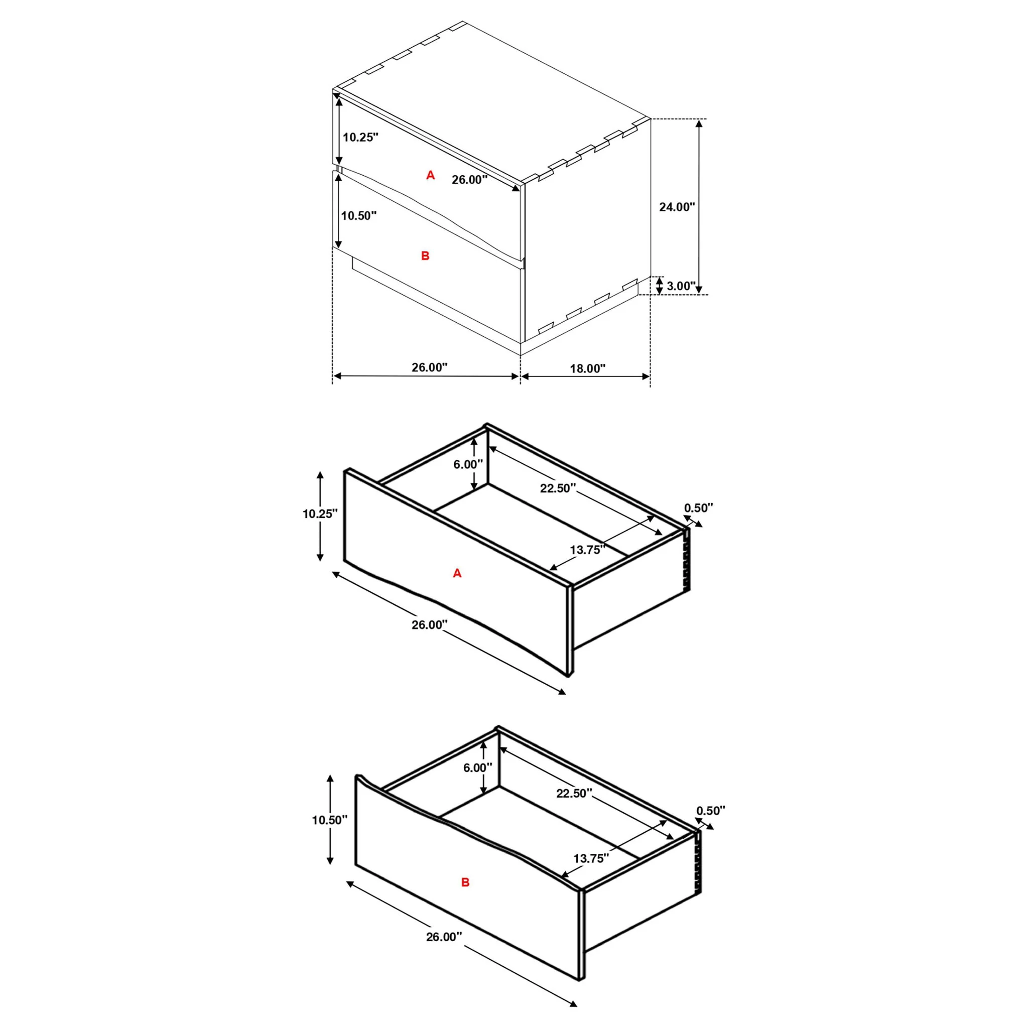 Winslow 2-drawer Nightstand Smokey Walnut - Image 2
