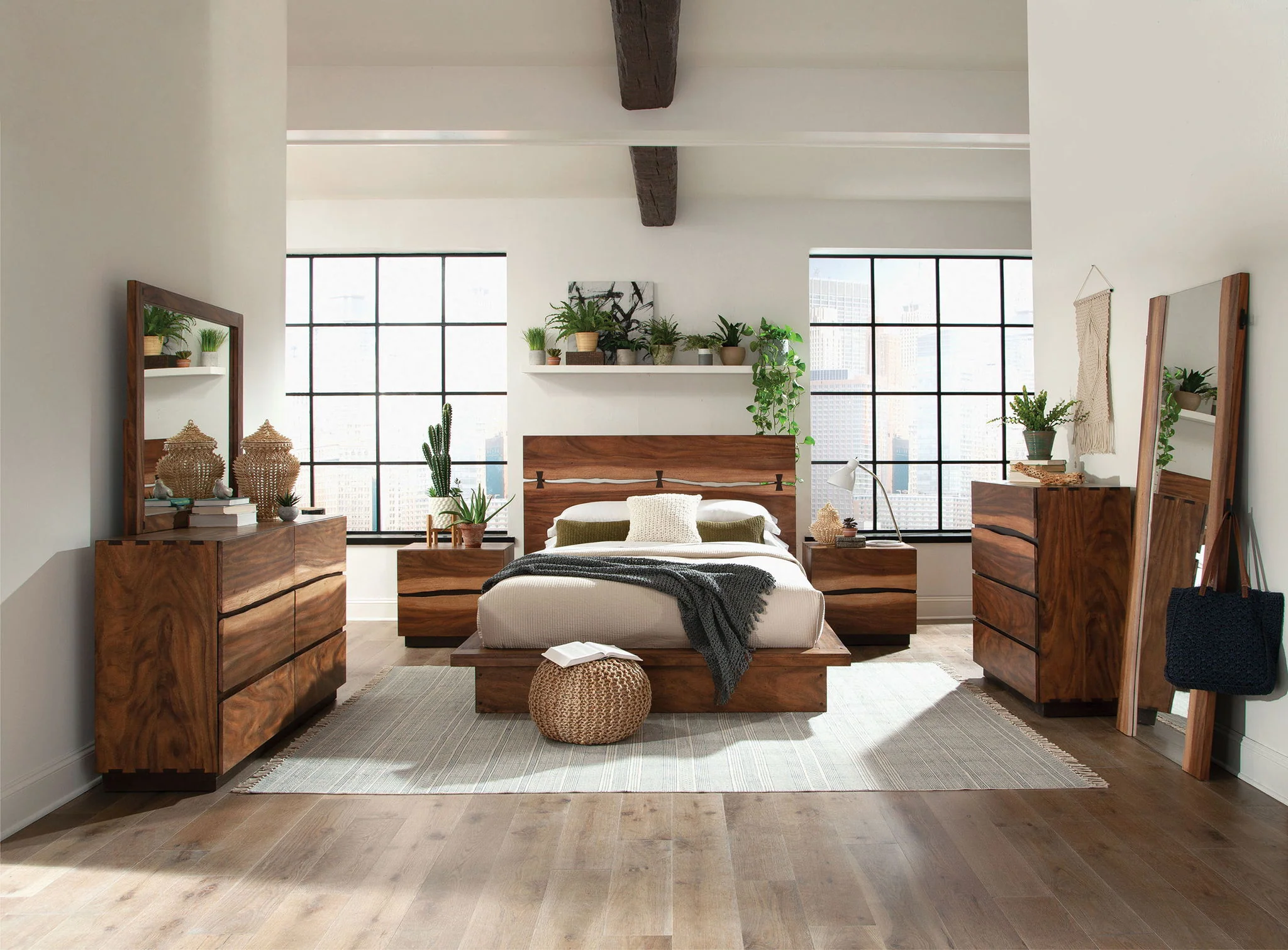 Winslow 2-drawer Nightstand Smokey Walnut - Image 3
