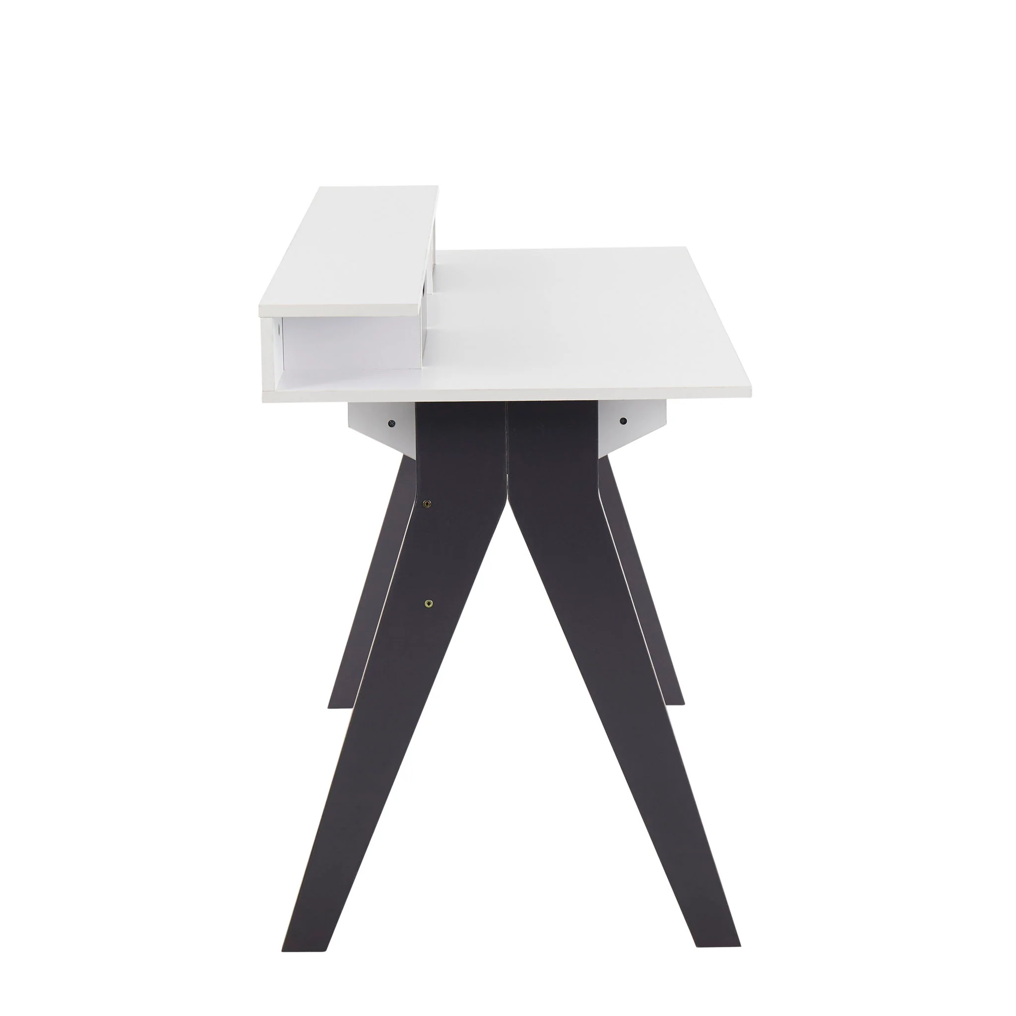 Wishbone - Contemporary Desk - Gray / White - Image 2