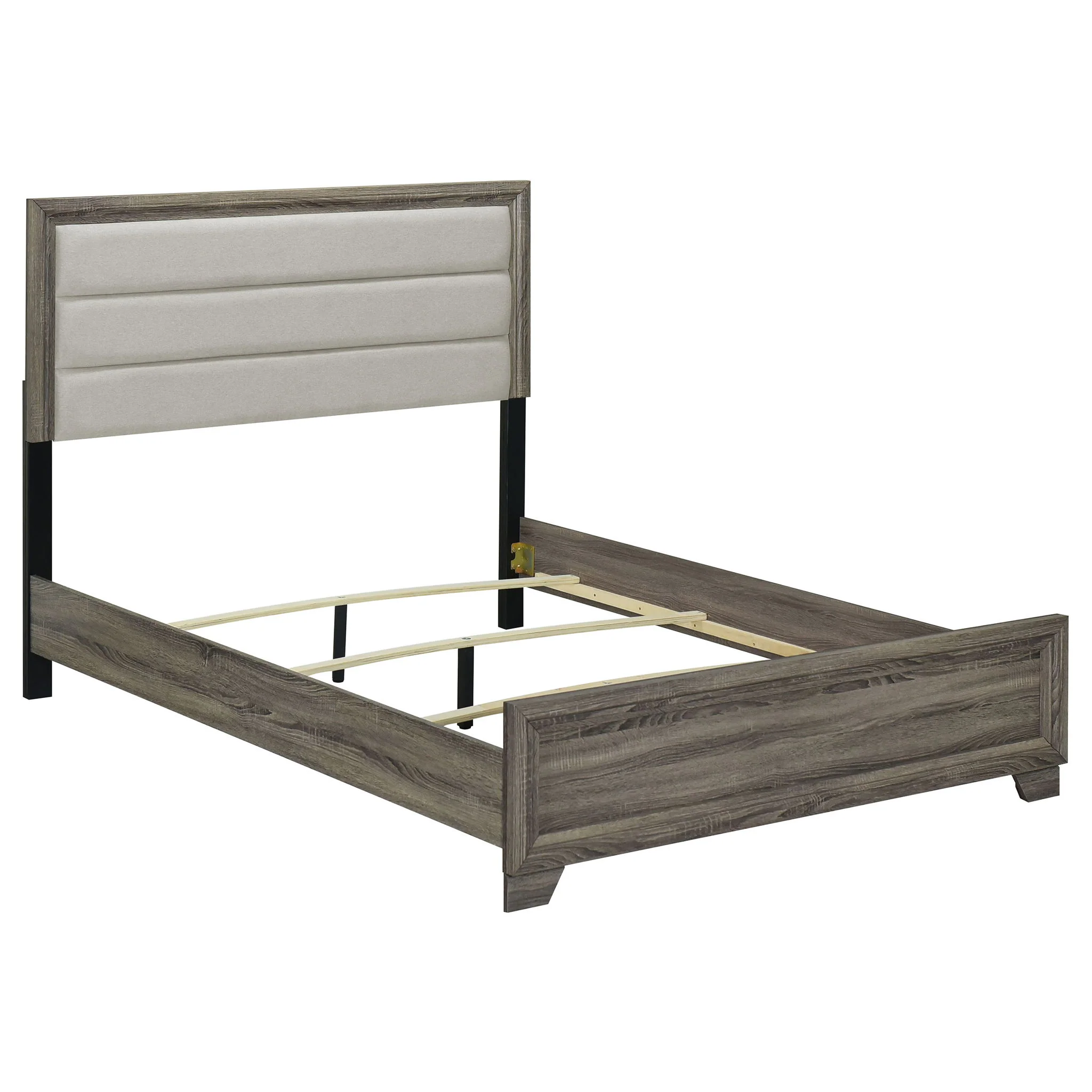 Wright 5-piece Eastern King Bedroom Set Brown Oak - Image 3