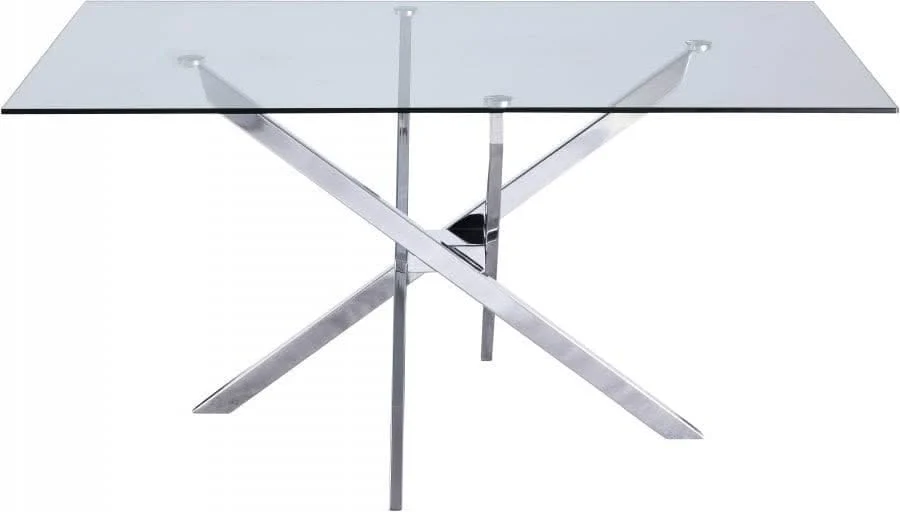 XANDER CHROME DINING TABLE - 901 - Image 2
