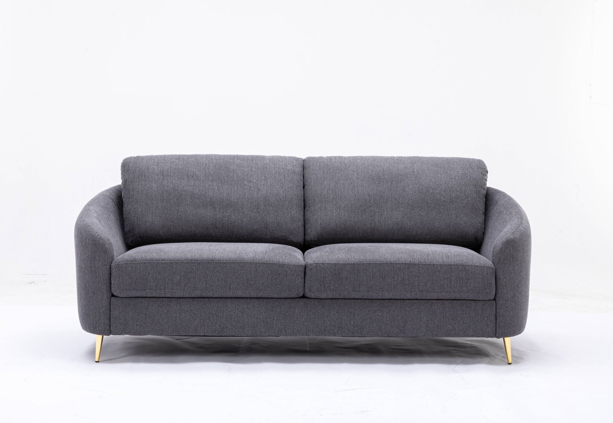 Yuina - 3 Pieces Living Room Set - Gray - Image 2
