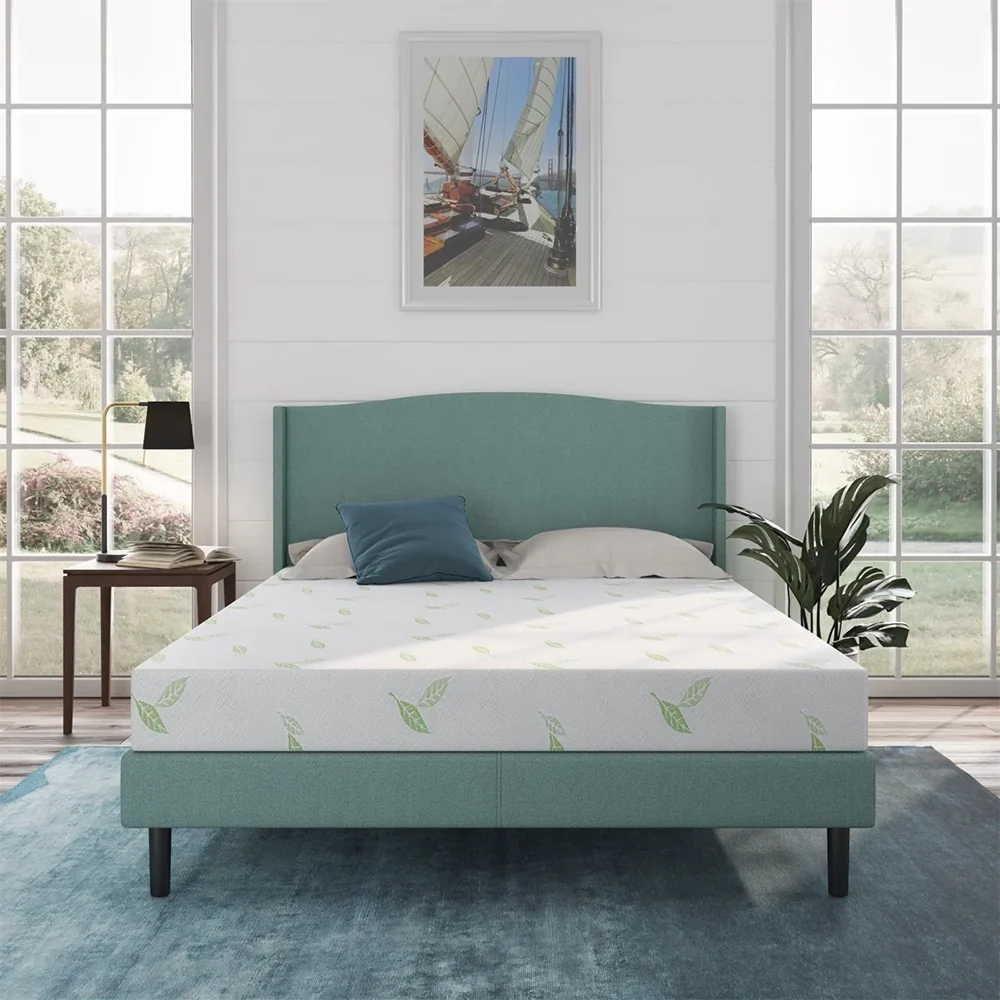 ZZZOOM Green Tea Memory Foam Mattress Medium Feel with Cooling Comfort & Pressure Relief - Image 8
